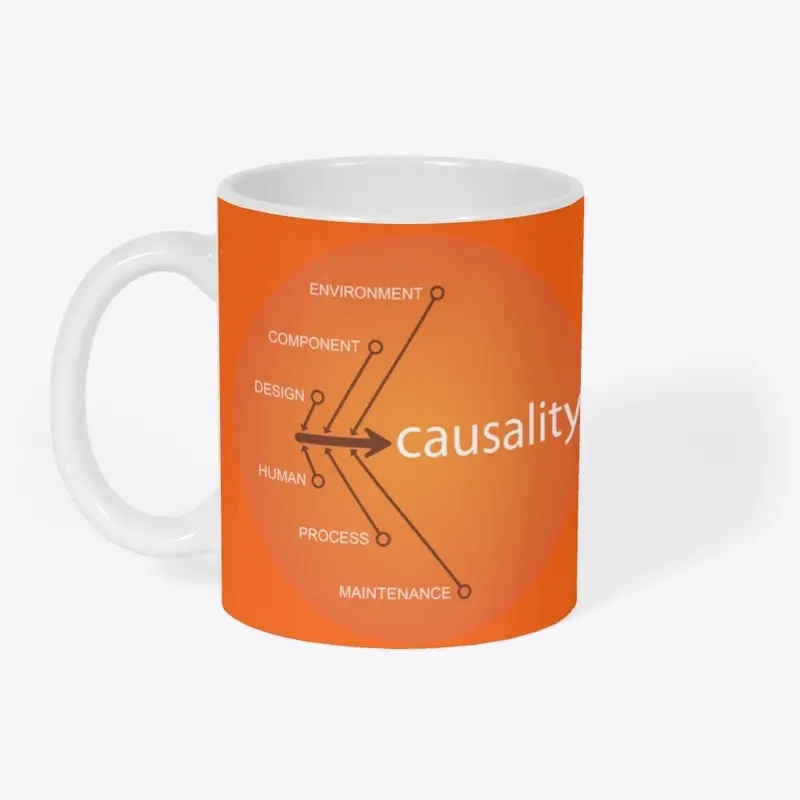 Causality: Orange Mug With Consequences